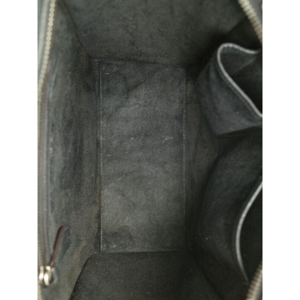 Celine Handbag Shopper Tote Calfskin Leather Shoulder - Picture 3 of 9